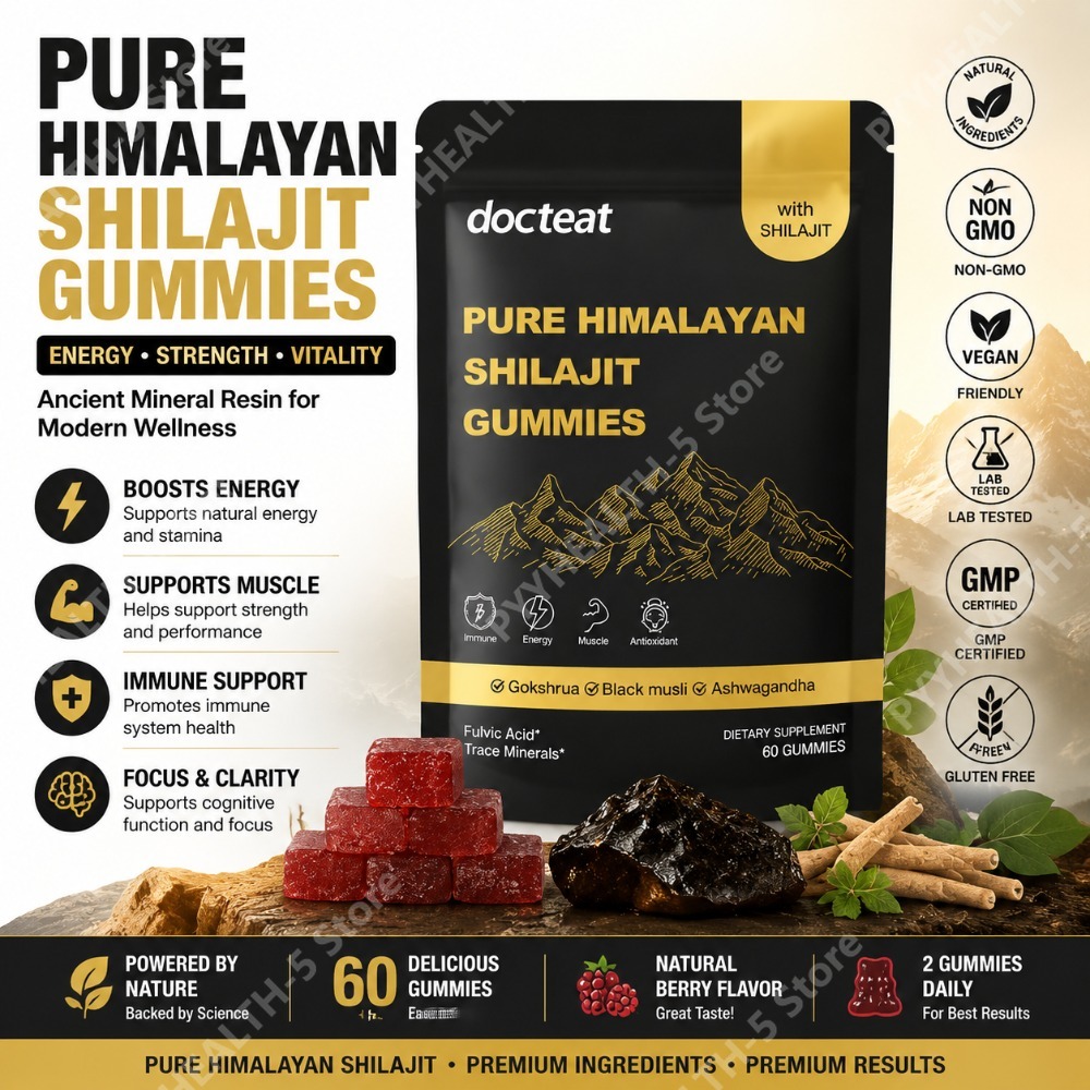 Herbal Wellness For You - Docteat Pure Himalaya Shilajit Gummies met