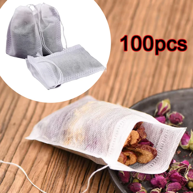 Herbal Wellness Products - 100 Stuks Wegwerp Theezakjes Niet-geweven Stof