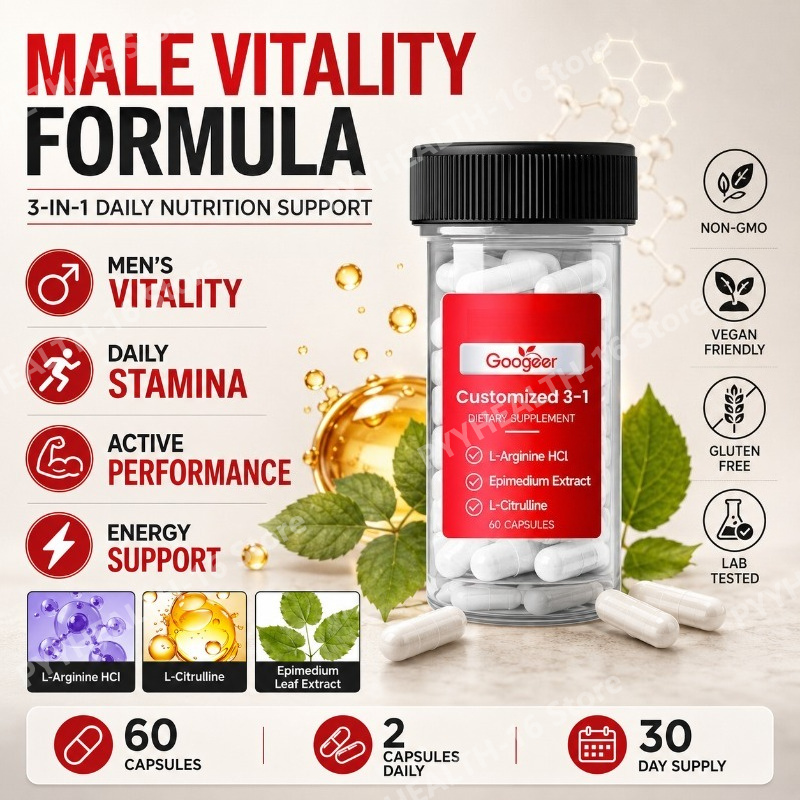 Herbal Wellness For You - L-Arginine HCl met L-Citrulline en Epimedium