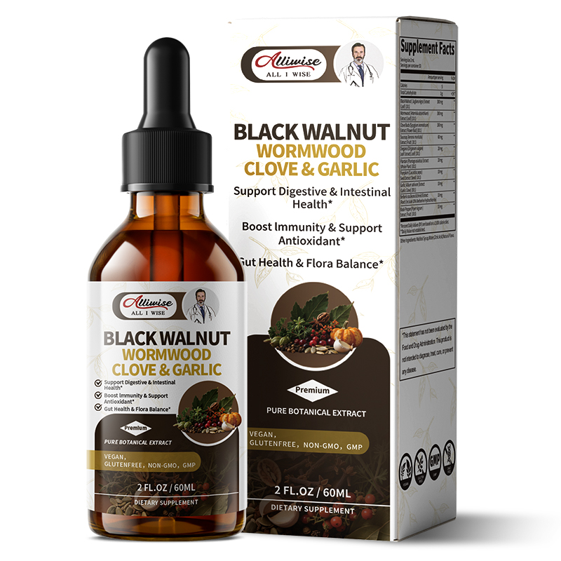 Herbal Wellness For You - Alliwise Zwarte Walnoot Lila Druppel met