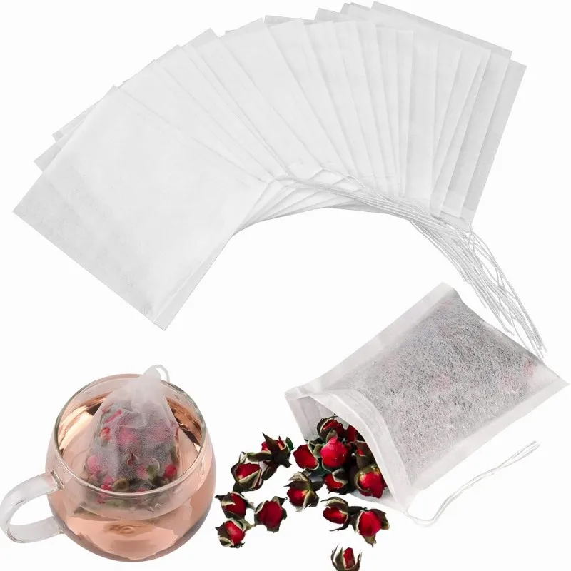 Herbal Wellness Products - 100 Stuks Wegwerp Theezakjes Niet-geweven Stof