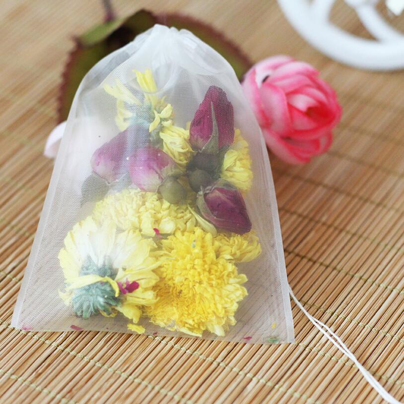Herbal Wellness Products - 50 stks/partij Lege Theezakje Nylon Materiaal