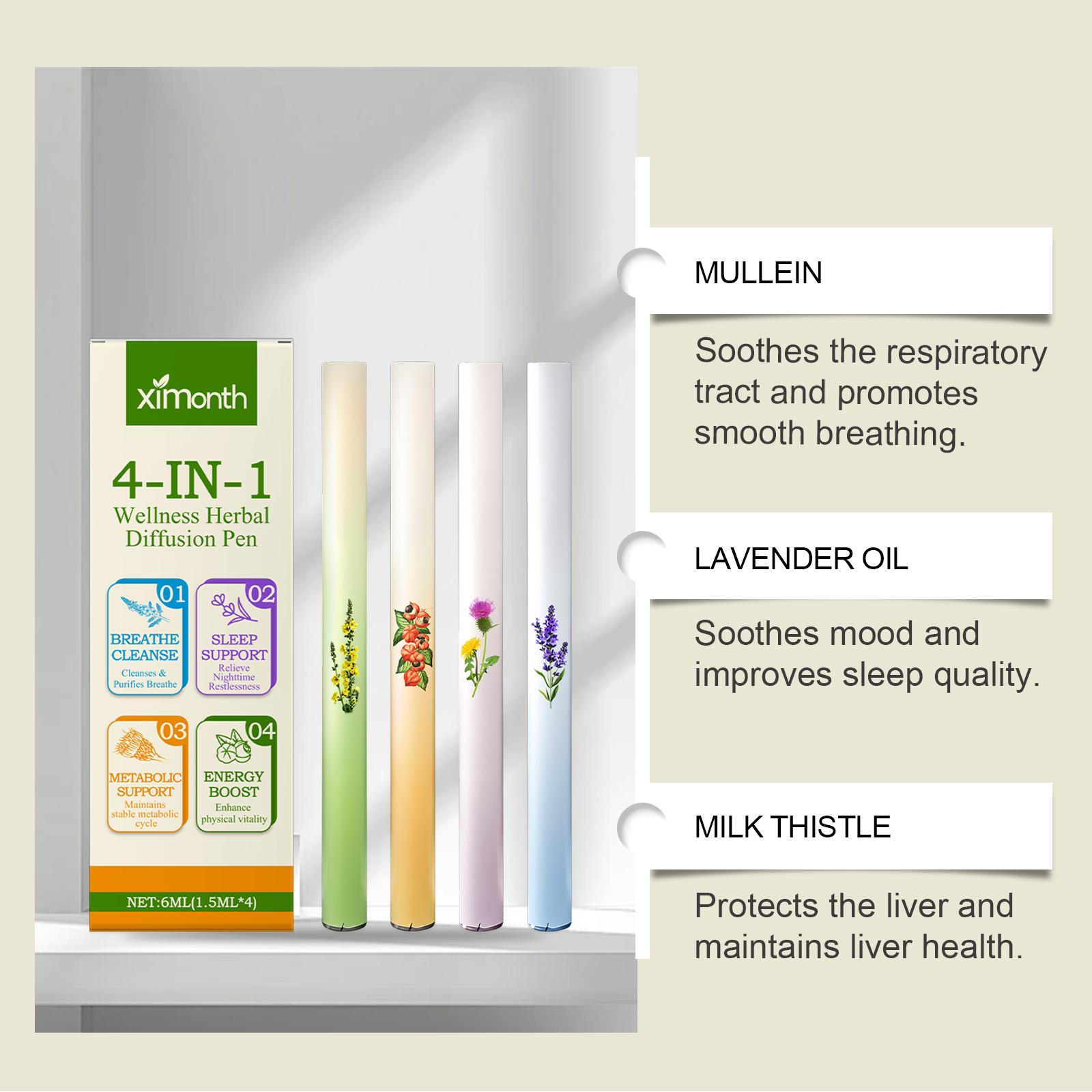 4-in-1 kruidenergie-combostick - Herbal Wellness For You recensie en prijs