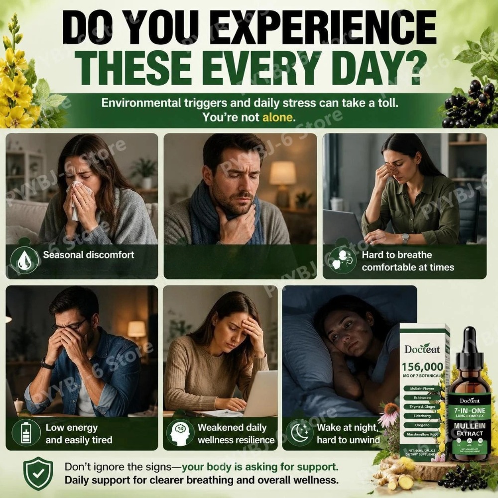 Docteat 7-in-1 Mullein Extract - Herbal Wellness For You recensie en prijs