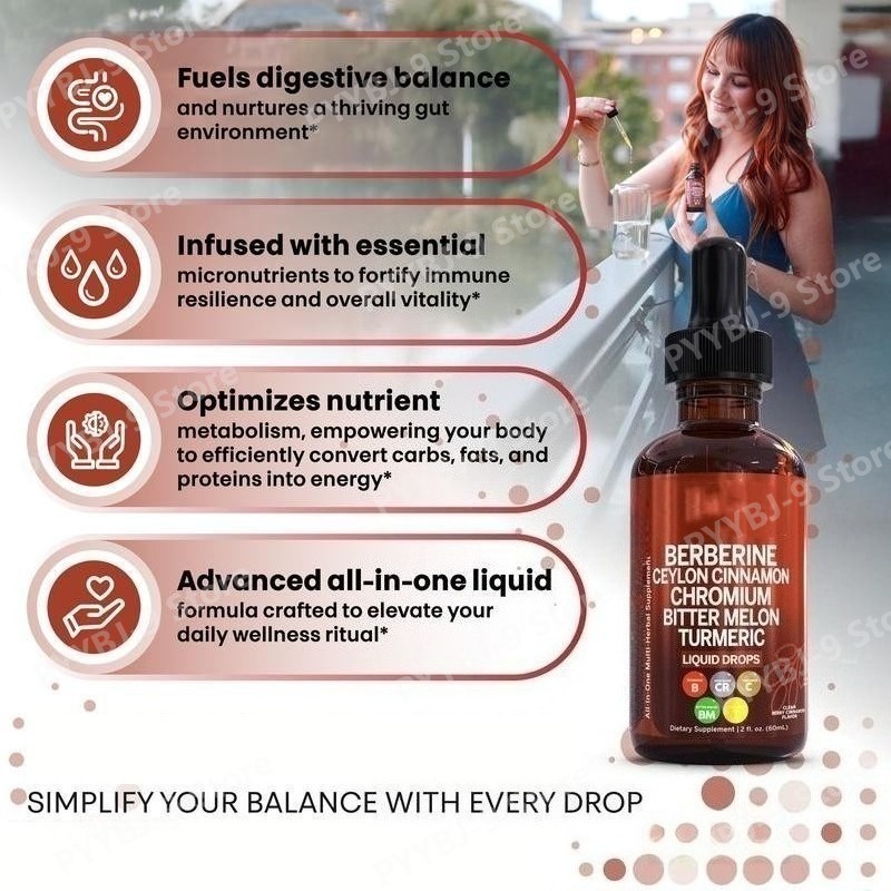 Berberine Chroom Kurkuma Ginse - Herbal Wellness Liquid recensie en prijs