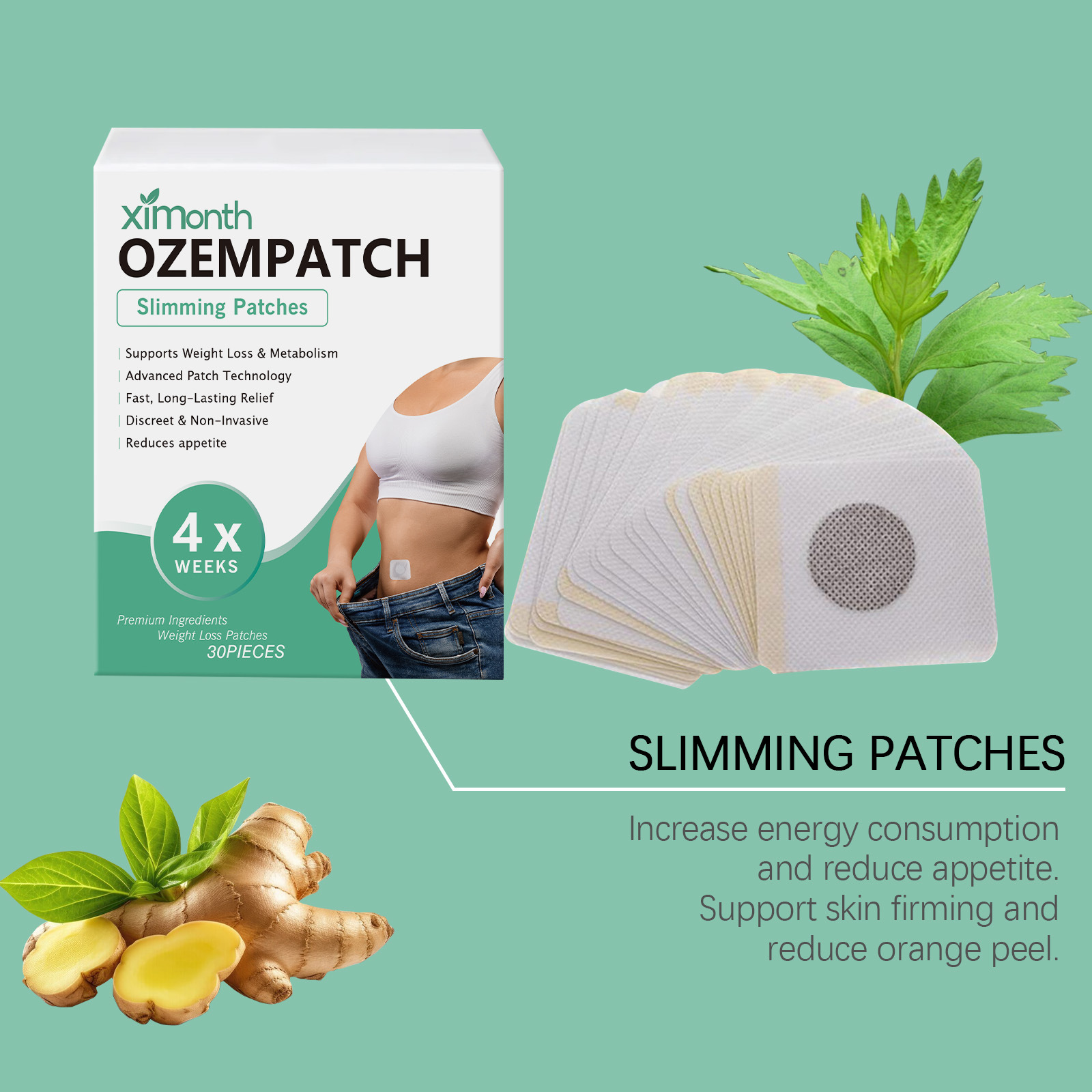 Ximonth Body Shaping Patches V - Herbal Wellness For You recensie en prijs